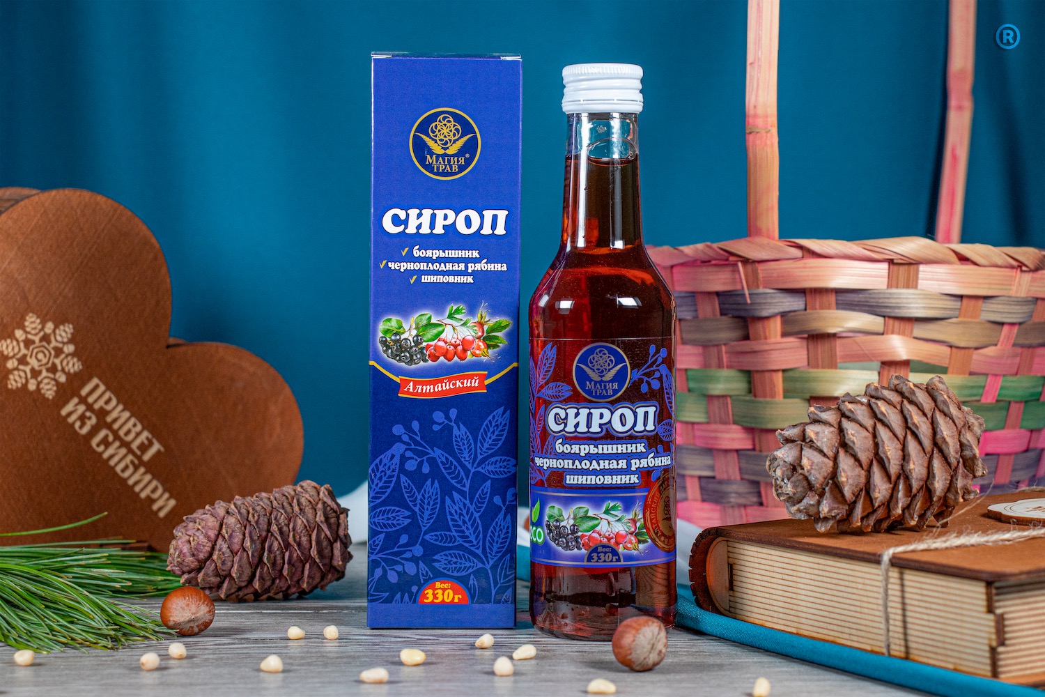 Сироп боярышник/черноплодка
