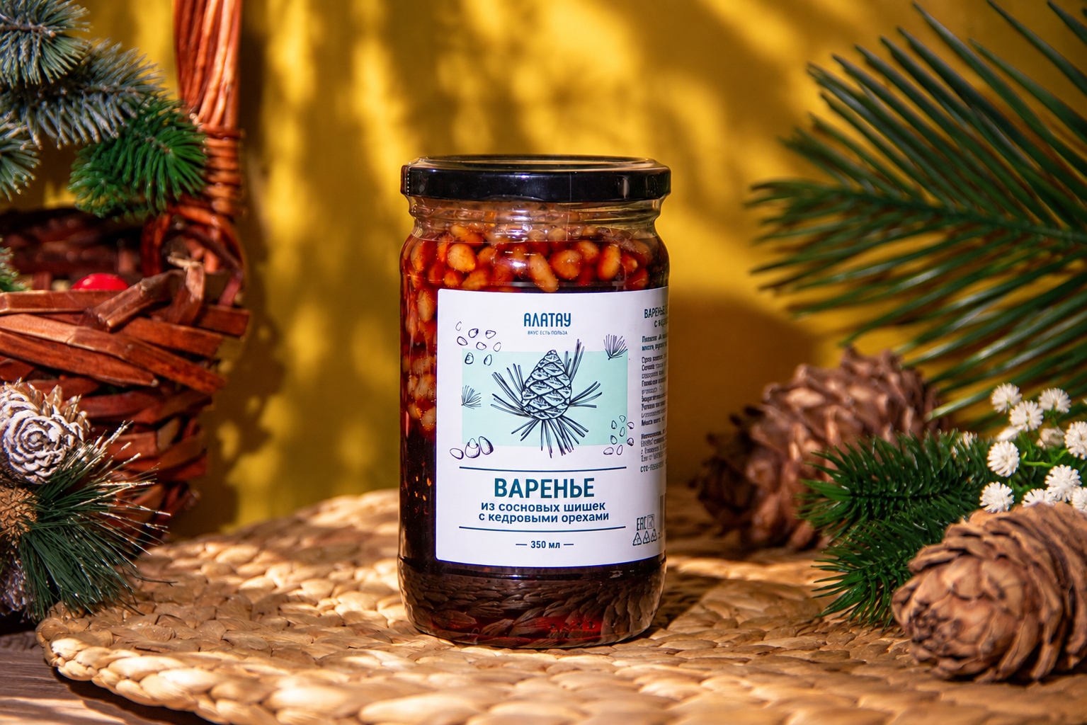 Варенье шишковое с кедровым орехом