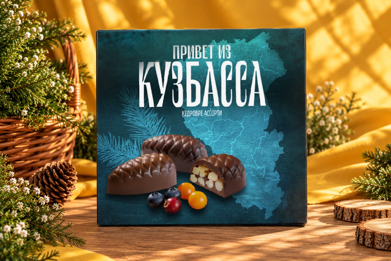 Конфеты "Привет из Кузбасса" Ассорти